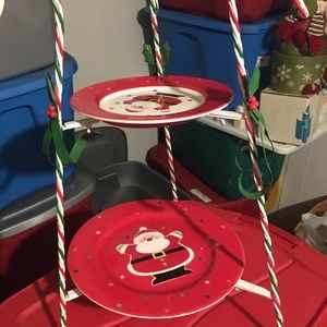 Christmas candy cookie tray